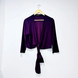 🌼NWOT 🌼 LAIT DE POULE‎ Mauve wrap top